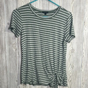 Women’s mmm T-shirt stripes rayon size Small
